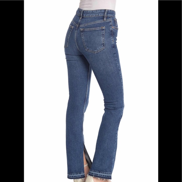 Free People Emmy High Waist Split Hem Bootcut Jean - Picture 4 of 5